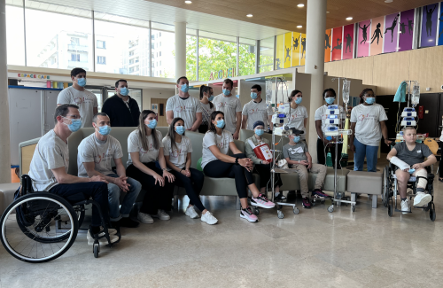 CSBJ Rugby et son Fonds de Dotation Berjallie au Centre Léon Bérard