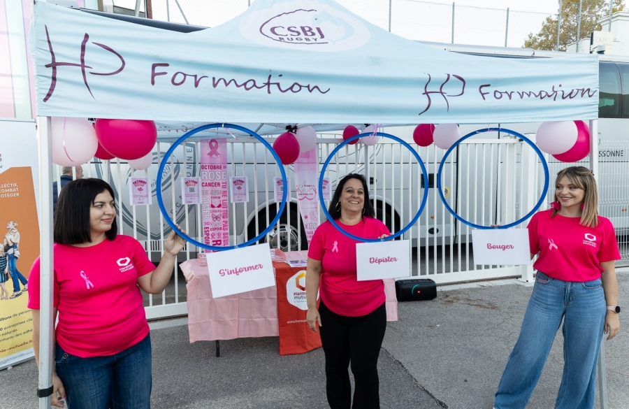 Octobre rose avec Harmonie Mutuelle !