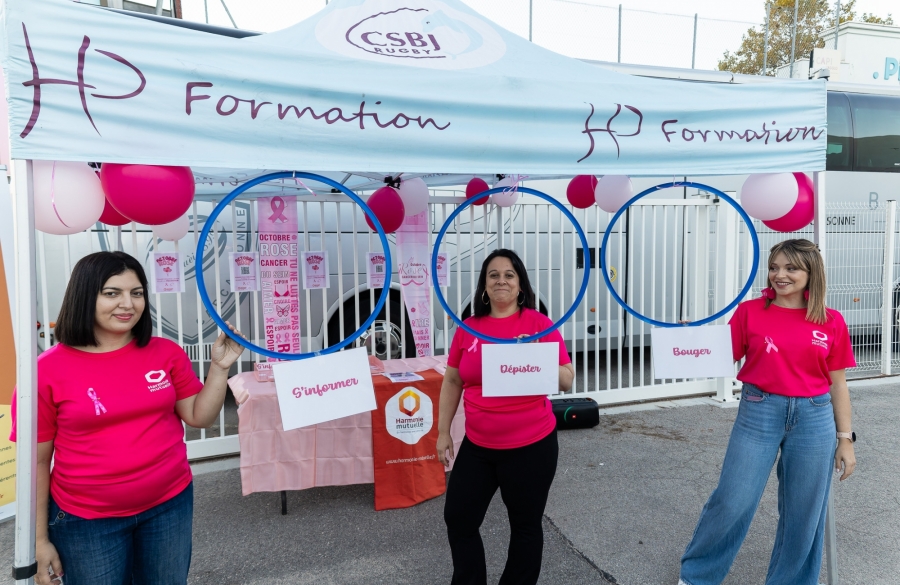 Octobre rose avec Harmonie Mutuelle !