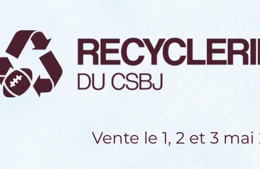 Le CSBJ Rugby lance sa Recyclerie ! 