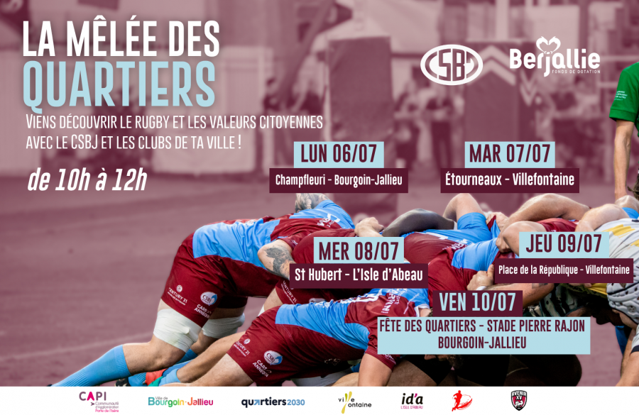 La Mêlée des Quartiers fait son grand retour cet été !